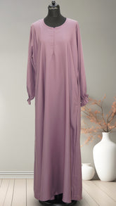 Classic Elastic Sleeve Abaya